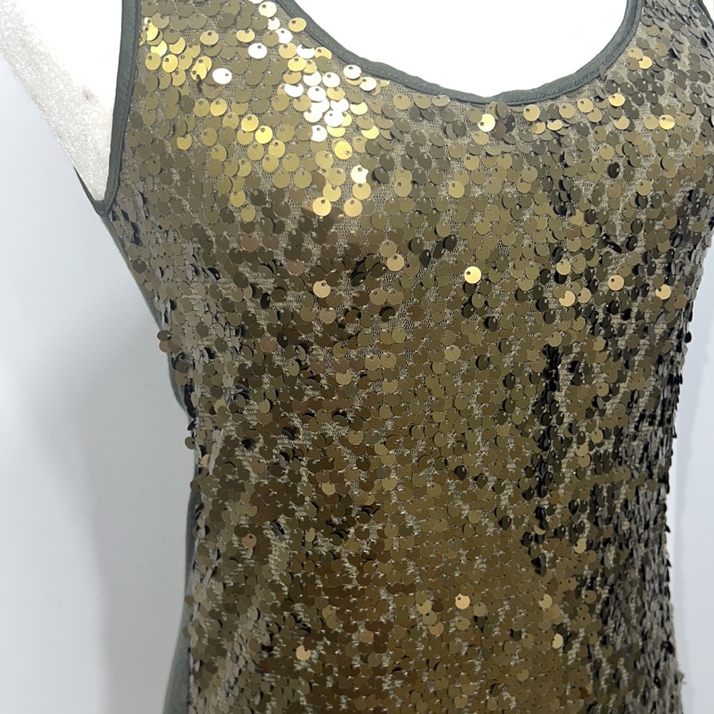 Sequin Front Tank Top
